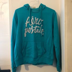 blue sequence sweater